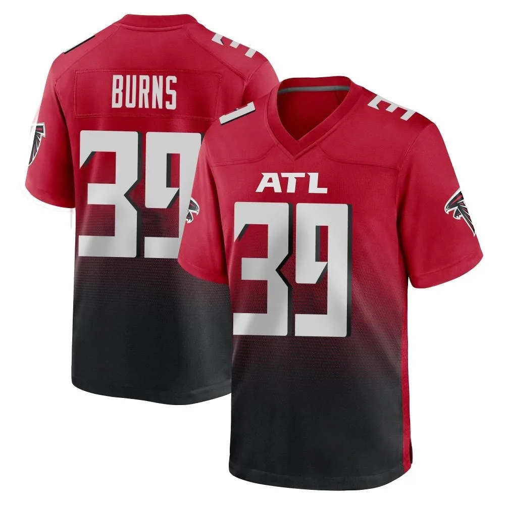 Robert Burns Atlanta Falcons Men's Nike 2nd Alternate Game Red Jersey Robert Burns Atlanta Falcons Men's Nike 2nd Alternate Game Red Jersey