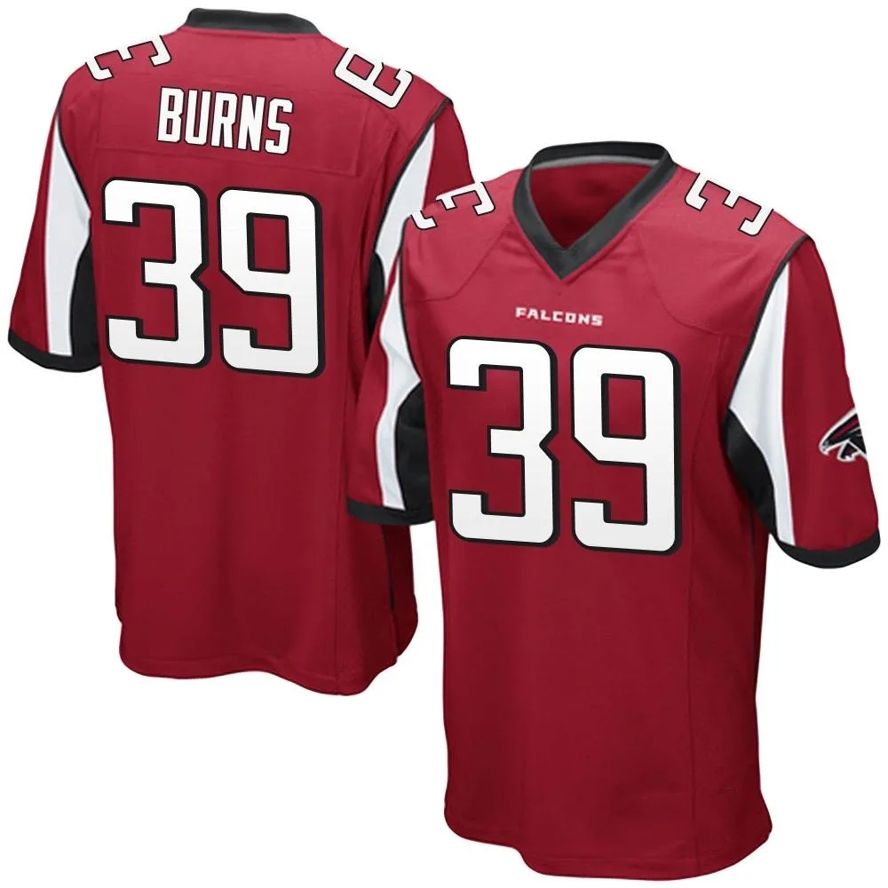 Robert Burns Atlanta Falcons Men's Nike Team Color Game Red Jersey Robert Burns Atlanta Falcons Men's Nike Team Color Game Red Jersey