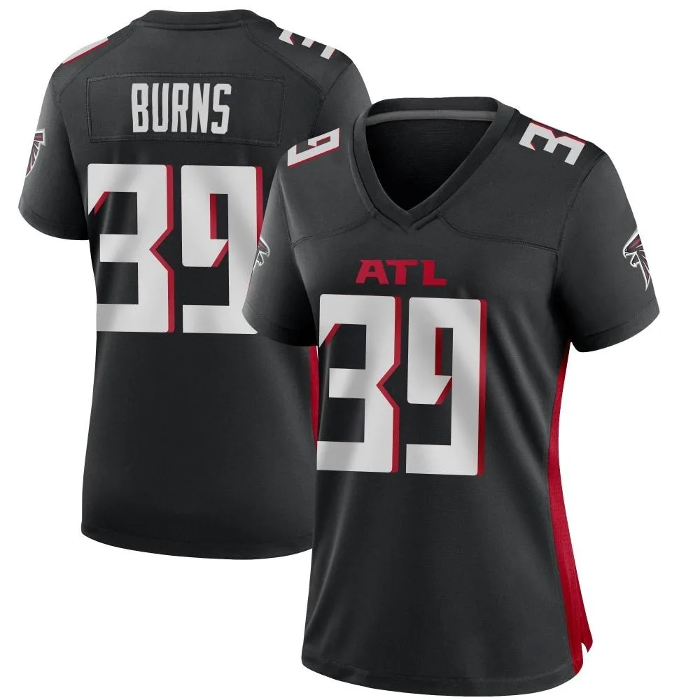 Robert Burns Atlanta Falcons Women's Nike Alternate Game Black Jersey Robert Burns Atlanta Falcons Women's Nike Alternate Game Black Jersey