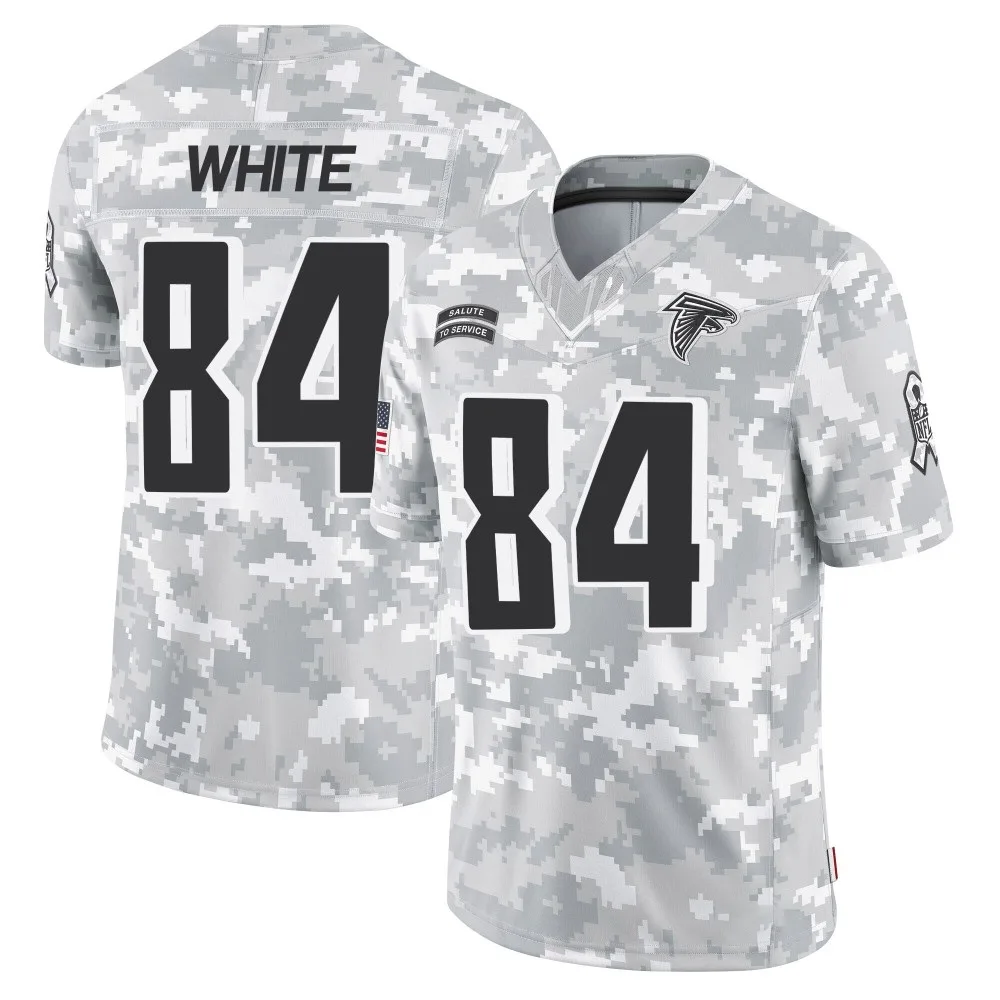 Roddy White Atlanta Falcons Men's Nike 2024 Salute To Service Limited Arctic Camo Jersey Roddy White Atlanta Falcons Men's Nike 2024 Salute To Service Limited Arctic Camo Jersey