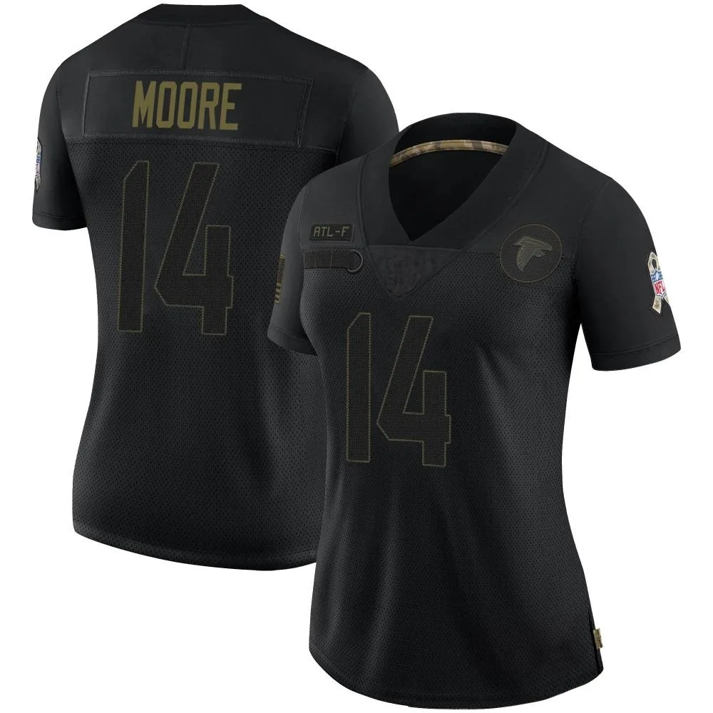 Rondale Moore Atlanta Falcons Women's Nike 2020 Salute To Service Limited Black Jersey Rondale Moore Atlanta Falcons Women's Nike 2020 Salute To Service Limited Black Jersey
