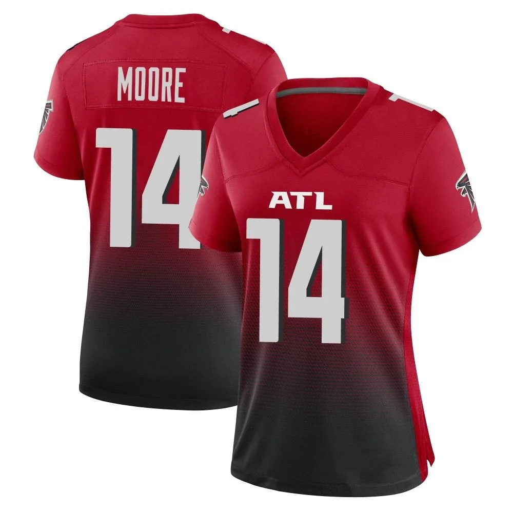 Rondale Moore Atlanta Falcons Women's Nike 2nd Alternate Game Red Jersey Rondale Moore Atlanta Falcons Women's Nike 2nd Alternate Game Red Jersey