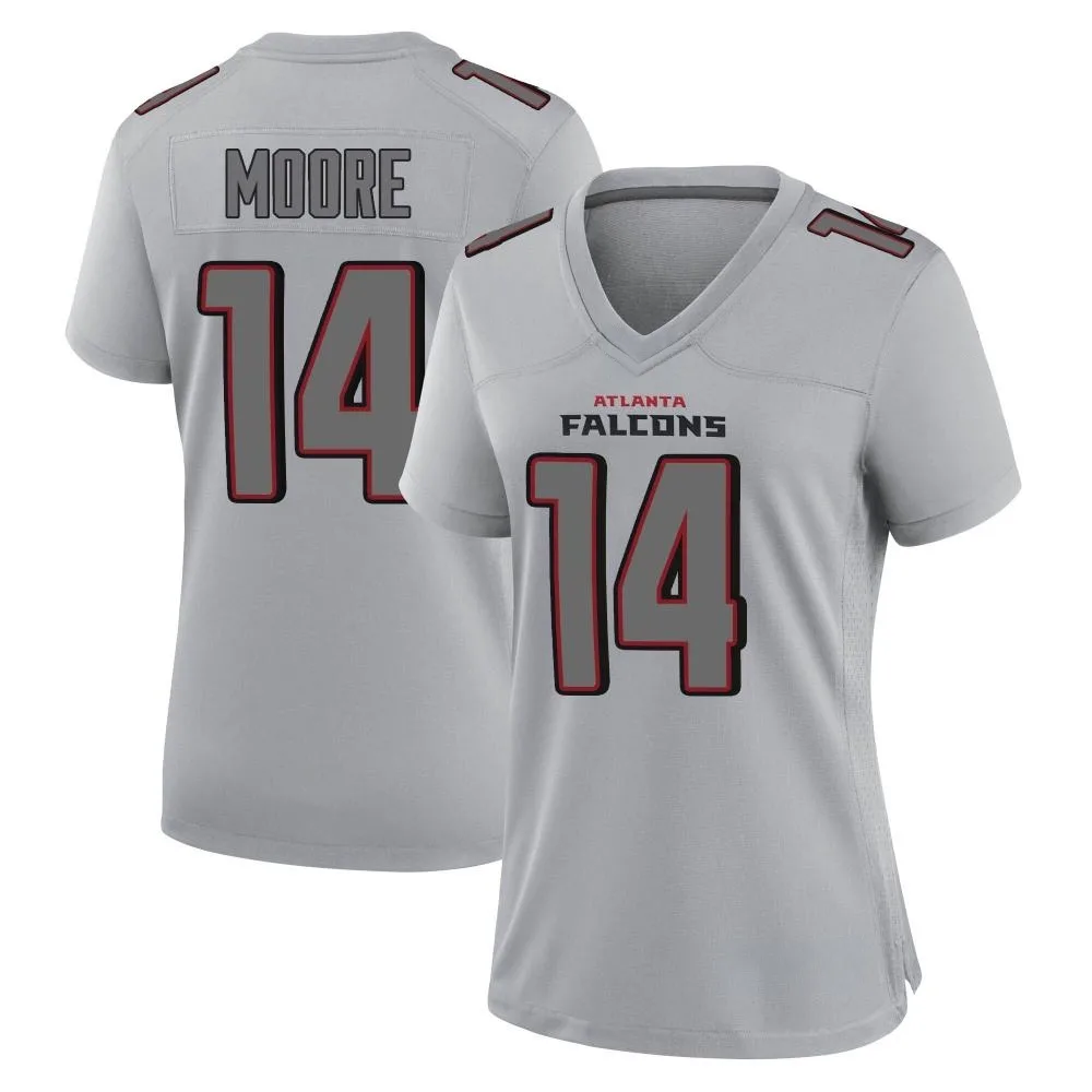 Rondale Moore Atlanta Falcons Women's Nike Atmosphere Fashion Game Gray Jersey Rondale Moore Atlanta Falcons Women's Nike Atmosphere Fashion Game Gray Jersey
