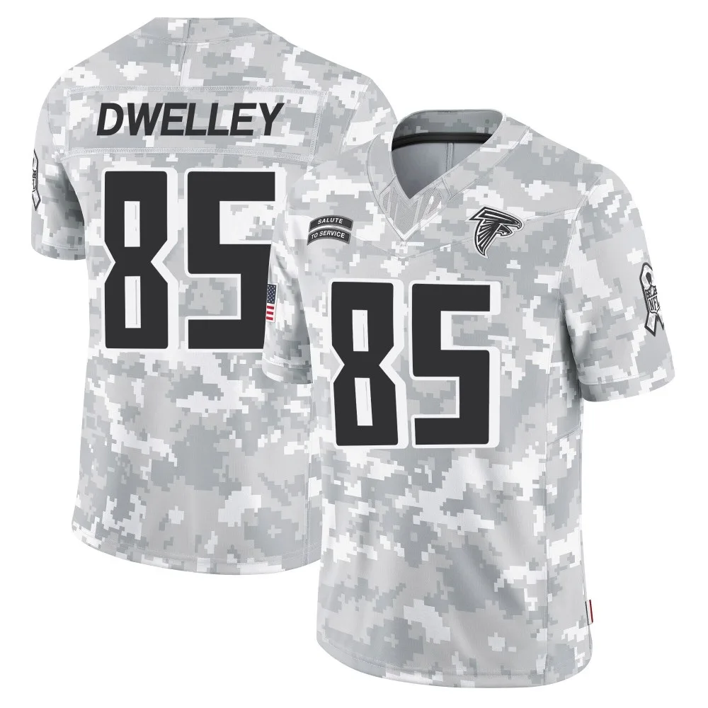Ross Dwelley Atlanta Falcons Men's Nike 2024 Salute To Service Limited Arctic Camo Jersey Ross Dwelley Atlanta Falcons Men's Nike 2024 Salute To Service Limited Arctic Camo Jersey