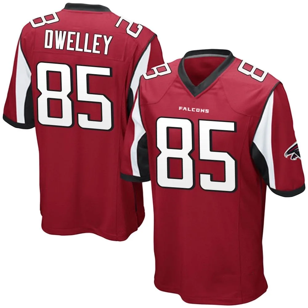 Ross Dwelley Atlanta Falcons Men's Nike Team Color Game Red Jersey Ross Dwelley Atlanta Falcons Men's Nike Team Color Game Red Jersey