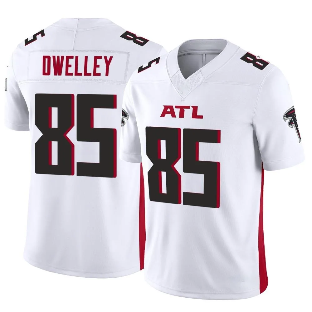 Ross Dwelley Atlanta Falcons Men's Nike Vapor F.U.S.E. Limited White Jersey Ross Dwelley Atlanta Falcons Men's Nike Vapor F.U.S.E. Limited White Jersey