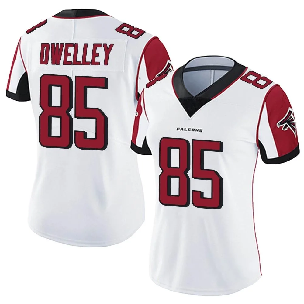 Ross Dwelley Atlanta Falcons Women's Nike Vapor Untouchable Limited White Jersey Ross Dwelley Atlanta Falcons Women's Nike Vapor Untouchable Limited White Jersey