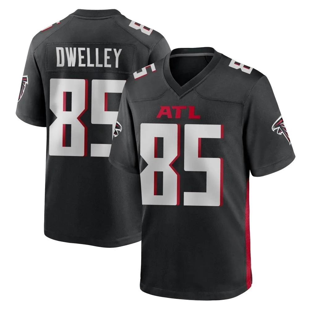 Ross Dwelley Atlanta Falcons Youth Nike Alternate Game Black Jersey Ross Dwelley Atlanta Falcons Youth Nike Alternate Game Black Jersey