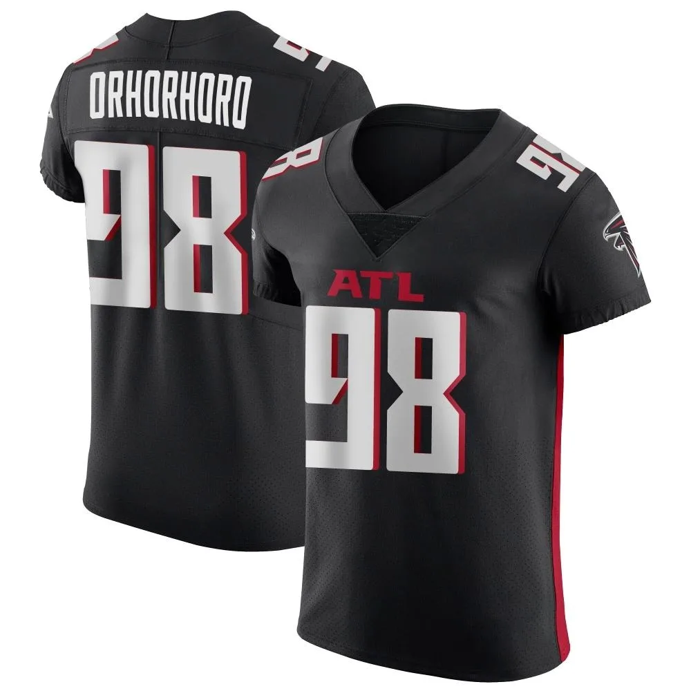 Ruke Orhorhoro Atlanta Falcons Men's Nike Alternate Elite Black Jersey Ruke Orhorhoro Atlanta Falcons Men's Nike Alternate Elite Black Jersey