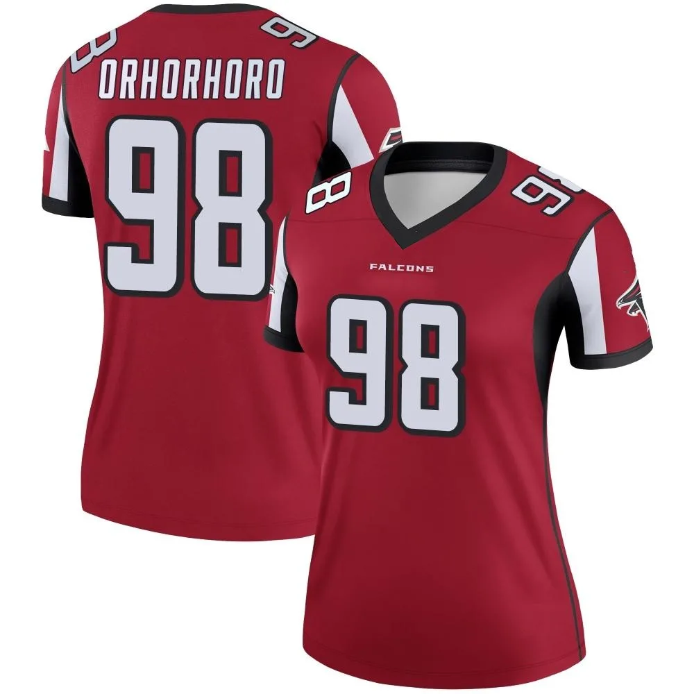 Ruke Orhorhoro Atlanta Falcons Women's Nike Legend Red Jersey Ruke Orhorhoro Atlanta Falcons Women's Nike Legend Red Jersey
