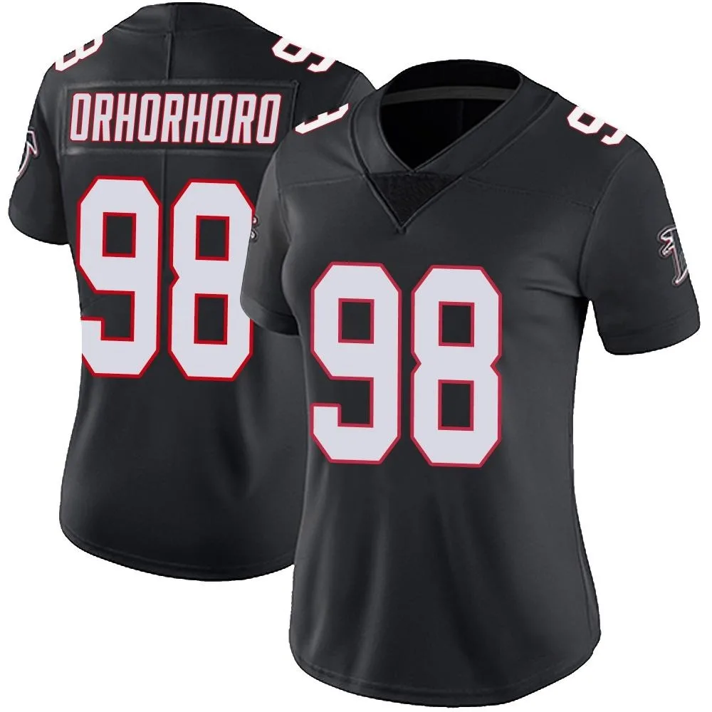 Ruke Orhorhoro Atlanta Falcons Women's Nike Vapor Untouchable Limited Black Jersey Ruke Orhorhoro Atlanta Falcons Women's Nike Vapor Untouchable Limited Black Jersey