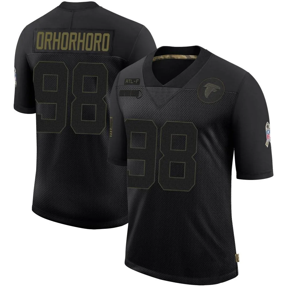 Ruke Orhorhoro Atlanta Falcons Youth Nike 2020 Salute To Service Limited Black Jersey Ruke Orhorhoro Atlanta Falcons Youth Nike 2020 Salute To Service Limited Black Jersey