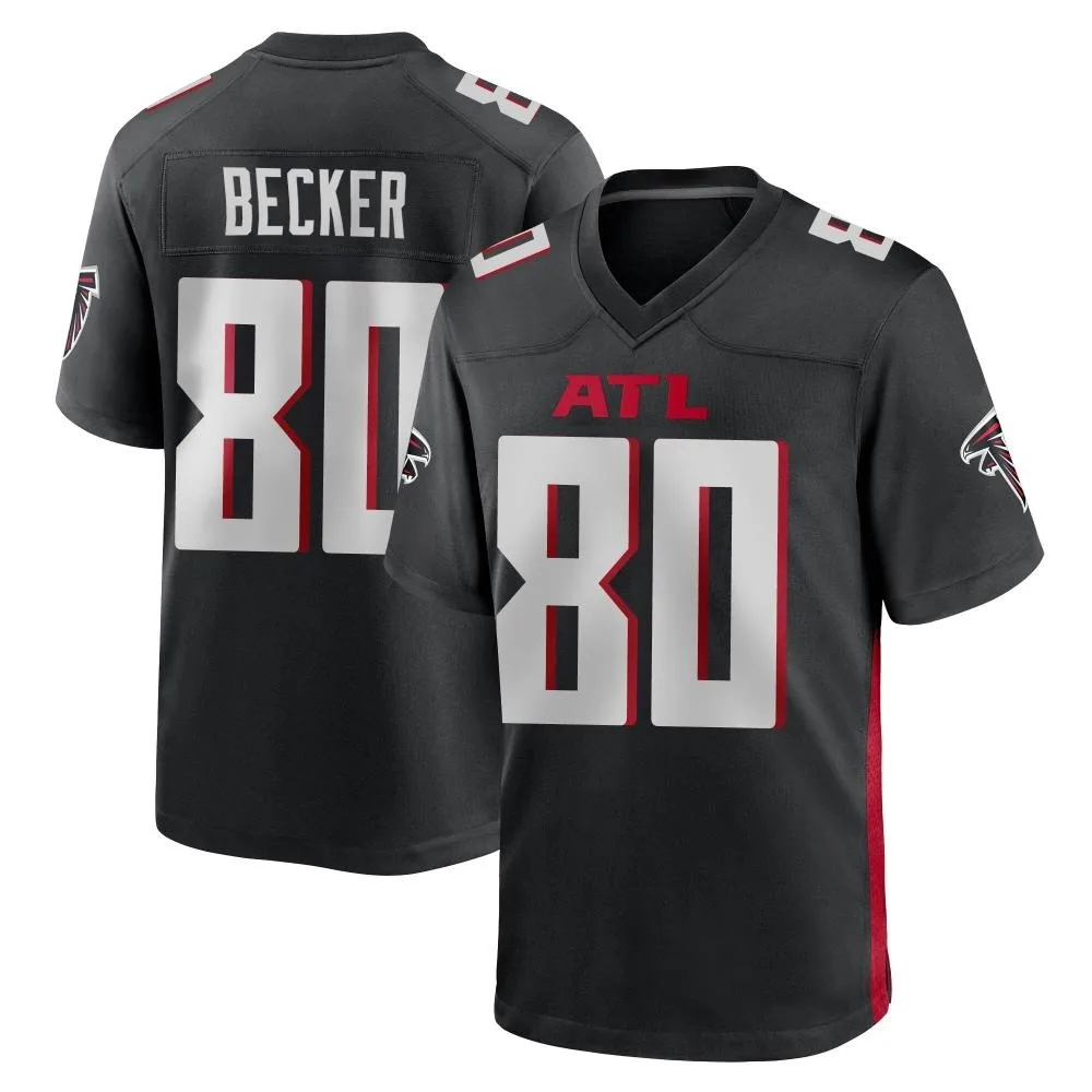 Ryan Becker Atlanta Falcons Men's Nike Alternate Game Black Jersey Ryan Becker Atlanta Falcons Men's Nike Alternate Game Black Jersey