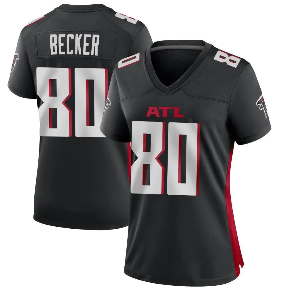 Ryan Becker Atlanta Falcons Women's Nike Alternate Game Black Jersey Ryan Becker Atlanta Falcons Women's Nike Alternate Game Black Jersey
