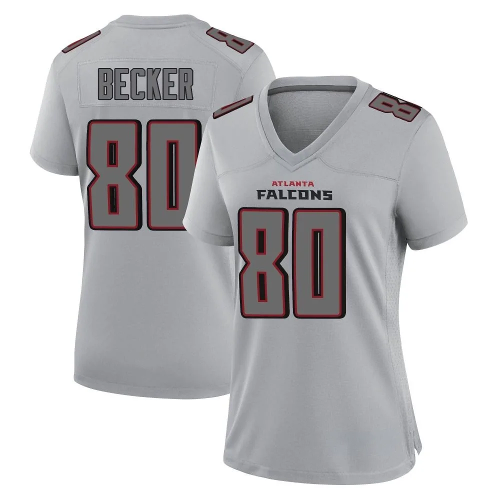Ryan Becker Atlanta Falcons Women's Nike Atmosphere Fashion Game Gray Jersey Ryan Becker Atlanta Falcons Women's Nike Atmosphere Fashion Game Gray Jersey