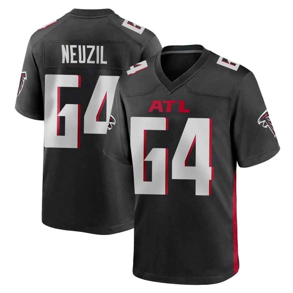 Ryan Neuzil Atlanta Falcons Youth Nike Alternate Game Black Jersey Ryan Neuzil Atlanta Falcons Youth Nike Alternate Game Black Jersey