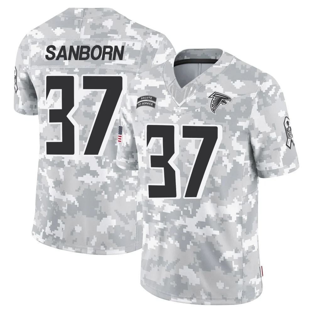 Ryan Sanborn Atlanta Falcons Men's Nike 2024 Salute To Service Limited Arctic Camo Jersey Ryan Sanborn Atlanta Falcons Men's Nike 2024 Salute To Service Limited Arctic Camo Jersey