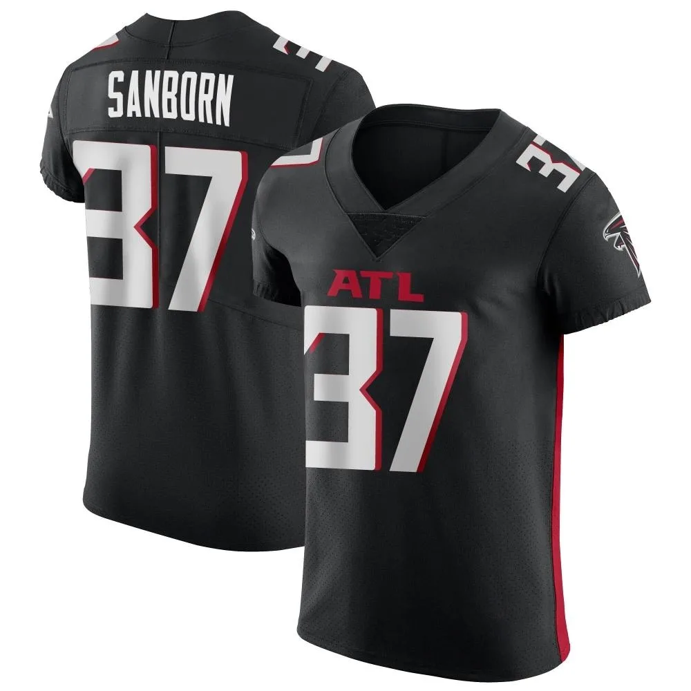 Ryan Sanborn Atlanta Falcons Men's Nike Alternate Elite Black Jersey Ryan Sanborn Atlanta Falcons Men's Nike Alternate Elite Black Jersey