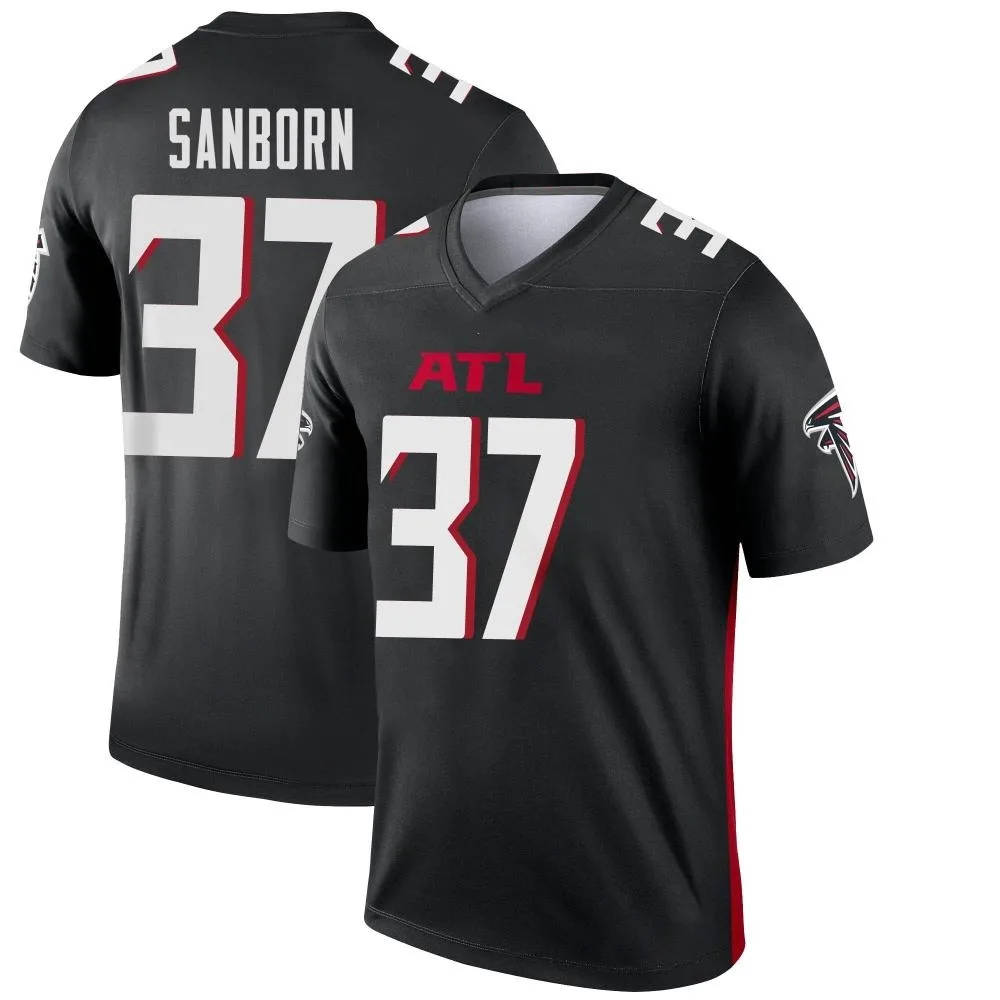 Ryan Sanborn Atlanta Falcons Men's Nike Legend Black Jersey Ryan Sanborn Atlanta Falcons Men's Nike Legend Black Jersey