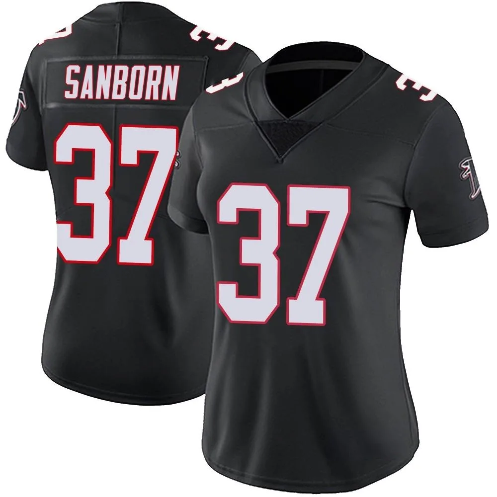 Ryan Sanborn Atlanta Falcons Women's Nike Vapor Untouchable Limited Black Jersey Ryan Sanborn Atlanta Falcons Women's Nike Vapor Untouchable Limited Black Jersey