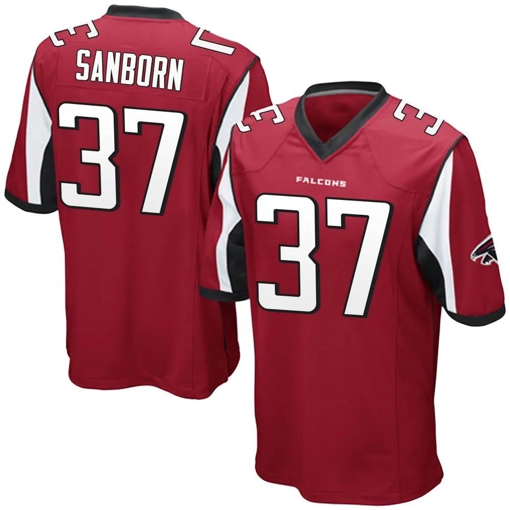 Ryan Sanborn Atlanta Falcons Youth Nike Team Color Game Red Jersey Ryan Sanborn Atlanta Falcons Youth Nike Team Color Game Red Jersey