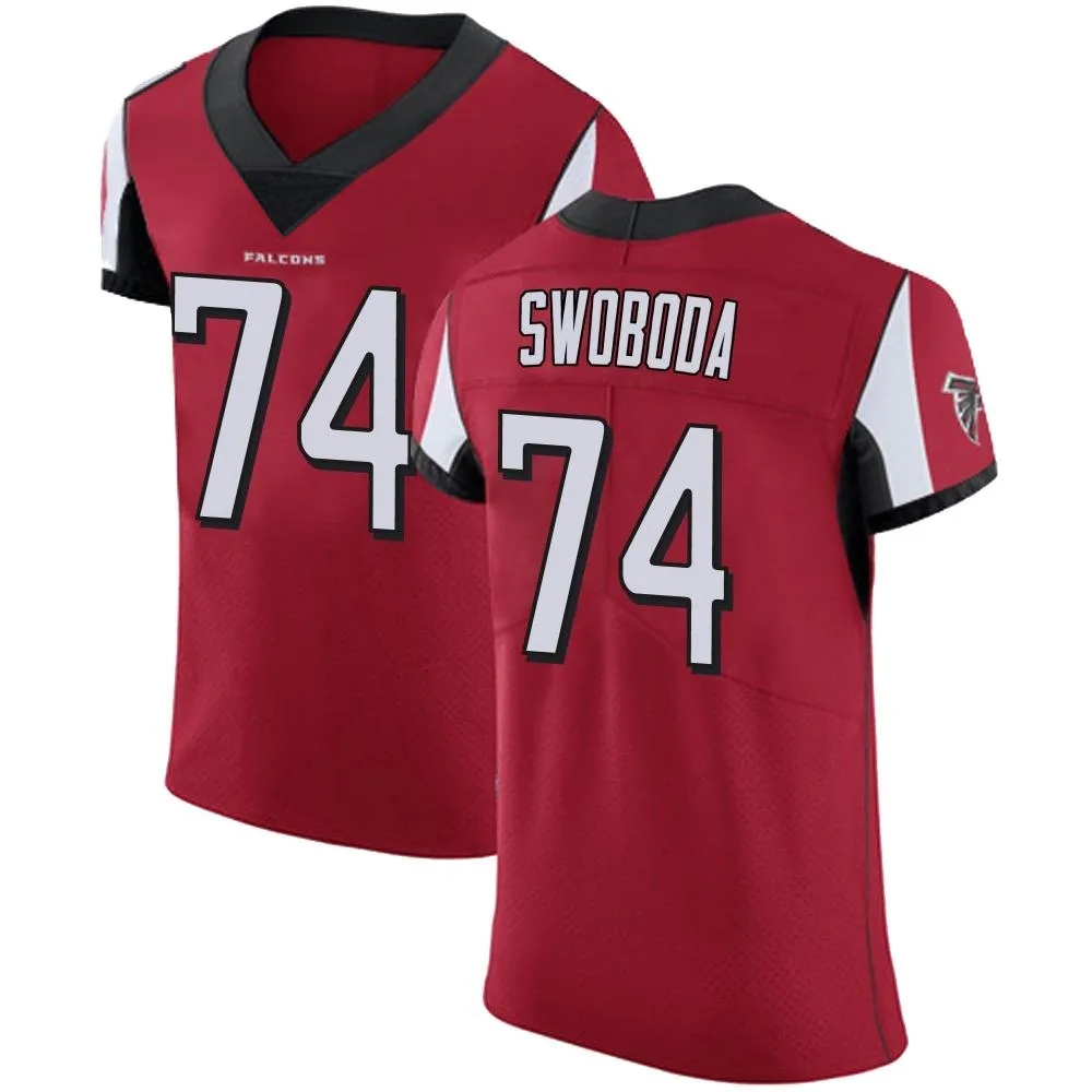 Ryan Swoboda Atlanta Falcons Men's Nike Team Color Elite Red Jersey Ryan Swoboda Atlanta Falcons Men's Nike Team Color Elite Red Jersey