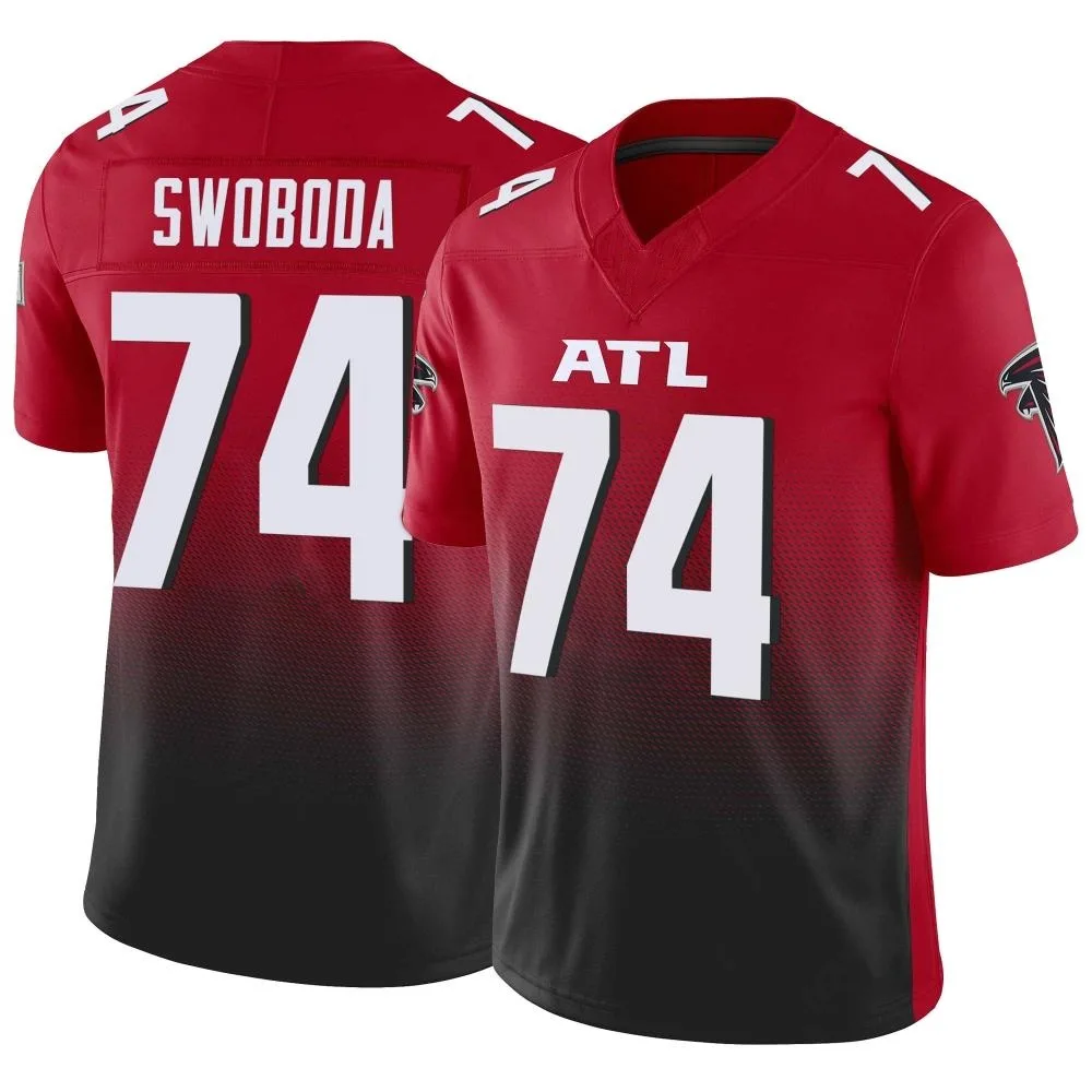 Ryan Swoboda Atlanta Falcons Men's Nike Vapor F.U.S.E. Limited Red Jersey Ryan Swoboda Atlanta Falcons Men's Nike Vapor F.U.S.E. Limited Red Jersey