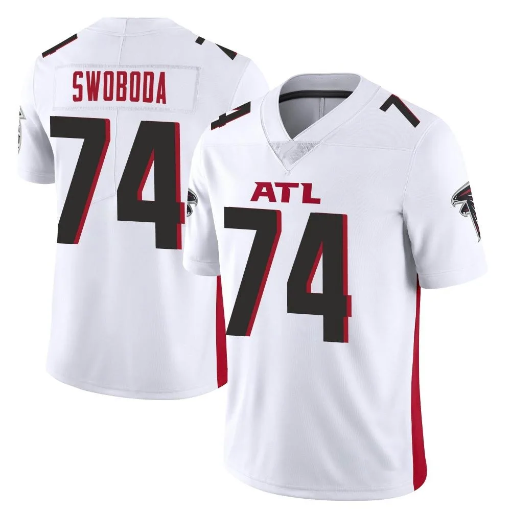 Ryan Swoboda Atlanta Falcons Men's Nike Vapor Untouchable Limited White Jersey Ryan Swoboda Atlanta Falcons Men's Nike Vapor Untouchable Limited White Jersey