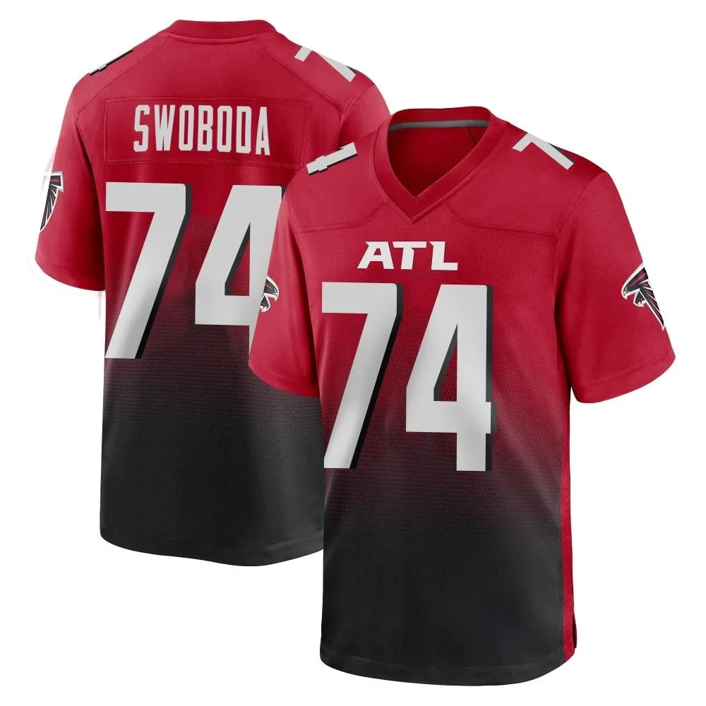 Ryan Swoboda Atlanta Falcons Youth Nike 2nd Alternate Game Red Jersey Ryan Swoboda Atlanta Falcons Youth Nike 2nd Alternate Game Red Jersey