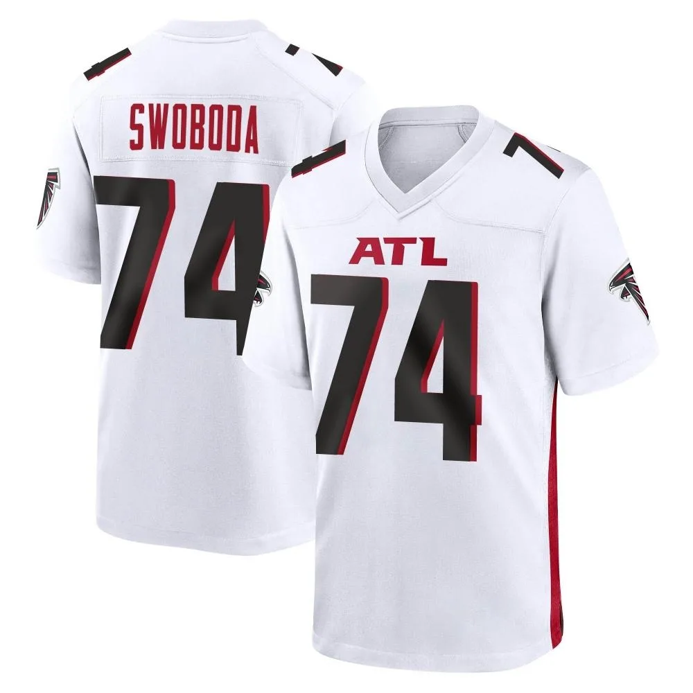 Ryan Swoboda Atlanta Falcons Youth Nike Game White Jersey Ryan Swoboda Atlanta Falcons Youth Nike Game White Jersey