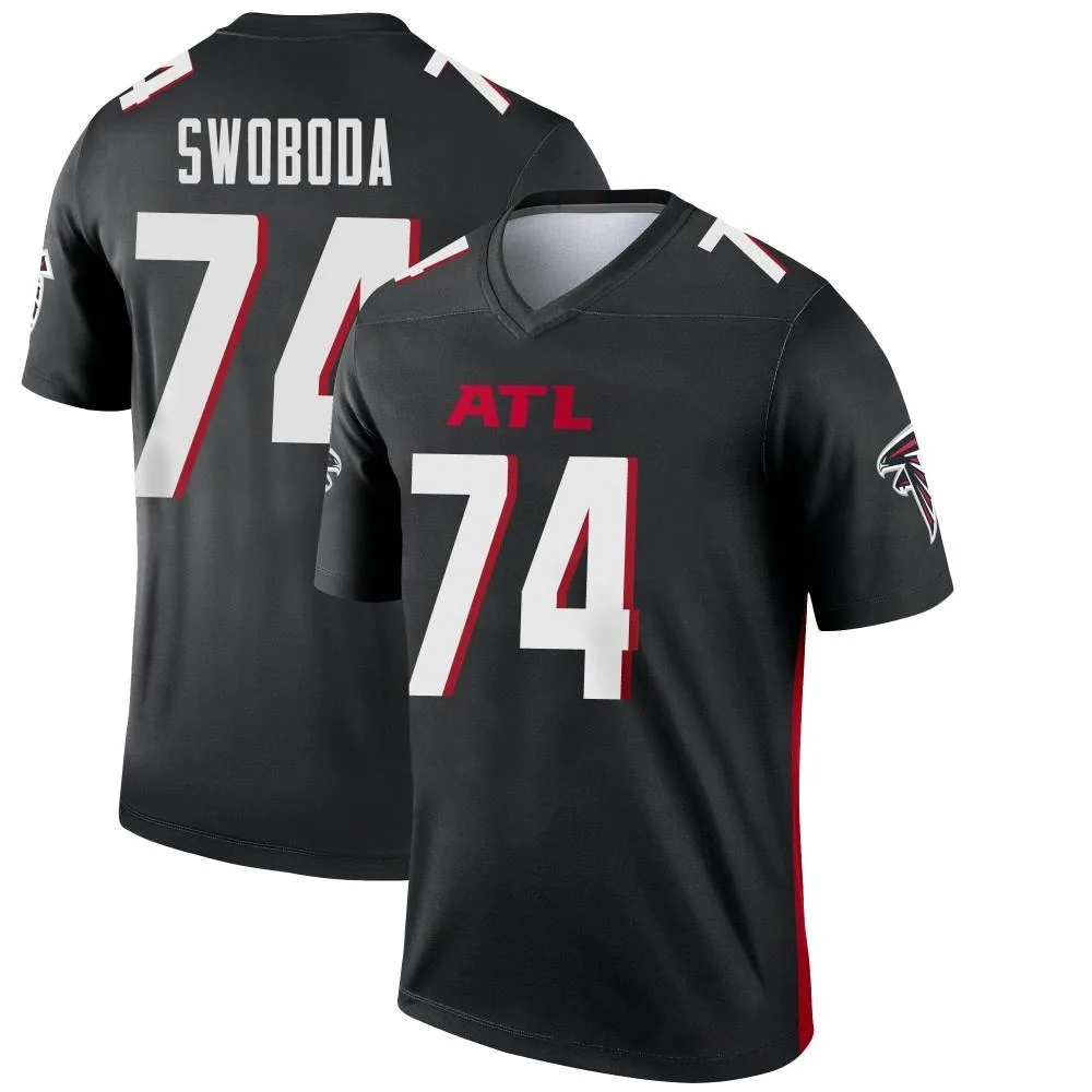 Ryan Swoboda Atlanta Falcons Youth Nike Legend Black Jersey Ryan Swoboda Atlanta Falcons Youth Nike Legend Black Jersey