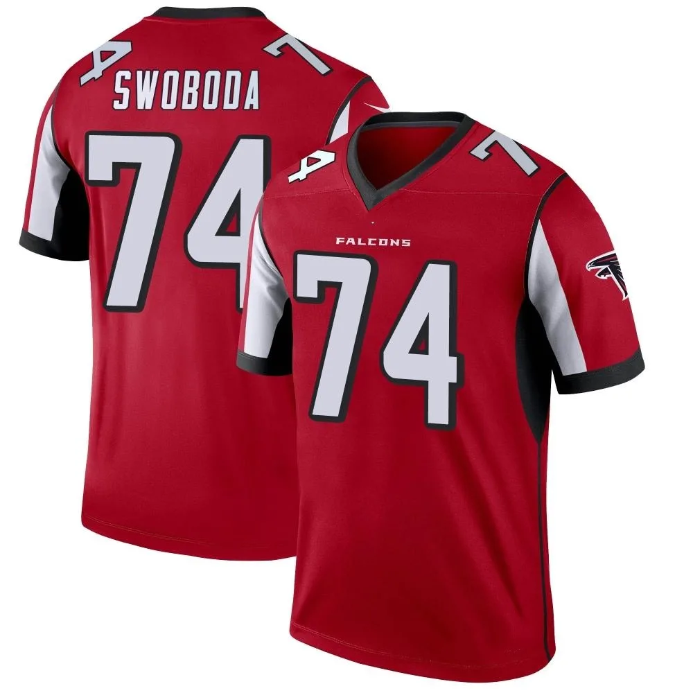 Ryan Swoboda Atlanta Falcons Youth Nike Legend Red Jersey Ryan Swoboda Atlanta Falcons Youth Nike Legend Red Jersey