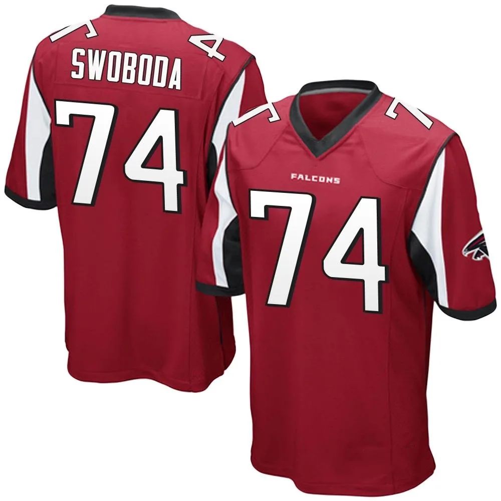 Ryan Swoboda Atlanta Falcons Youth Nike Team Color Game Red Jersey Ryan Swoboda Atlanta Falcons Youth Nike Team Color Game Red Jersey