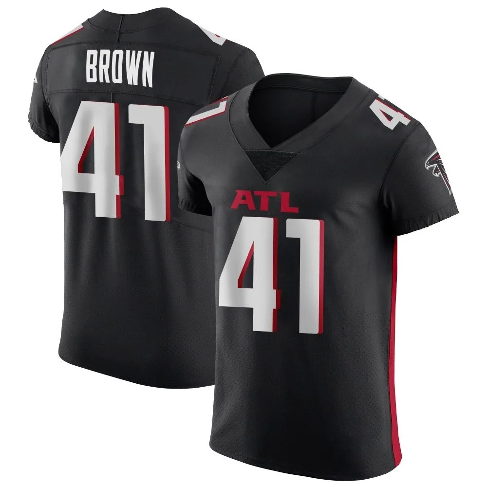 Spencer Brown Atlanta Falcons Men's Nike Alternate Elite Black Jersey Spencer Brown Atlanta Falcons Men's Nike Alternate Elite Black Jersey