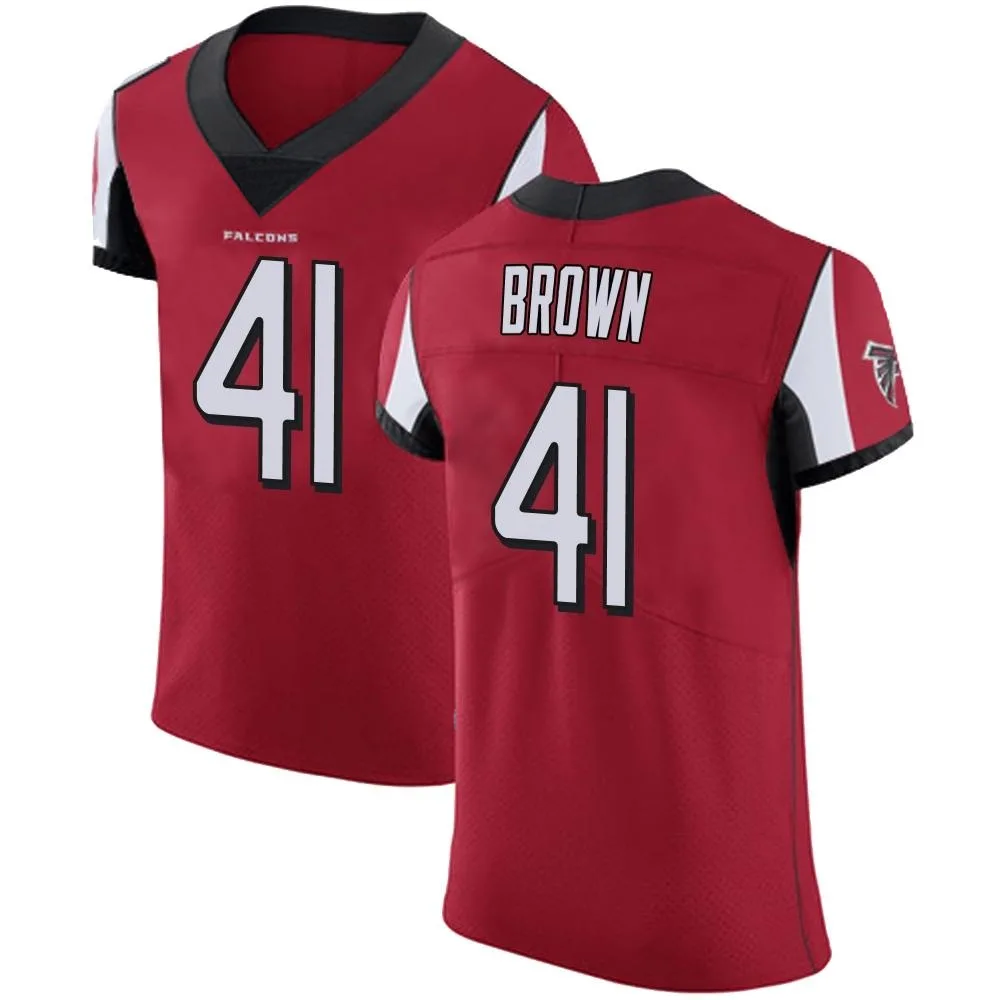 Spencer Brown Atlanta Falcons Men's Nike Team Color Elite Red Jersey Spencer Brown Atlanta Falcons Men's Nike Team Color Elite Red Jersey