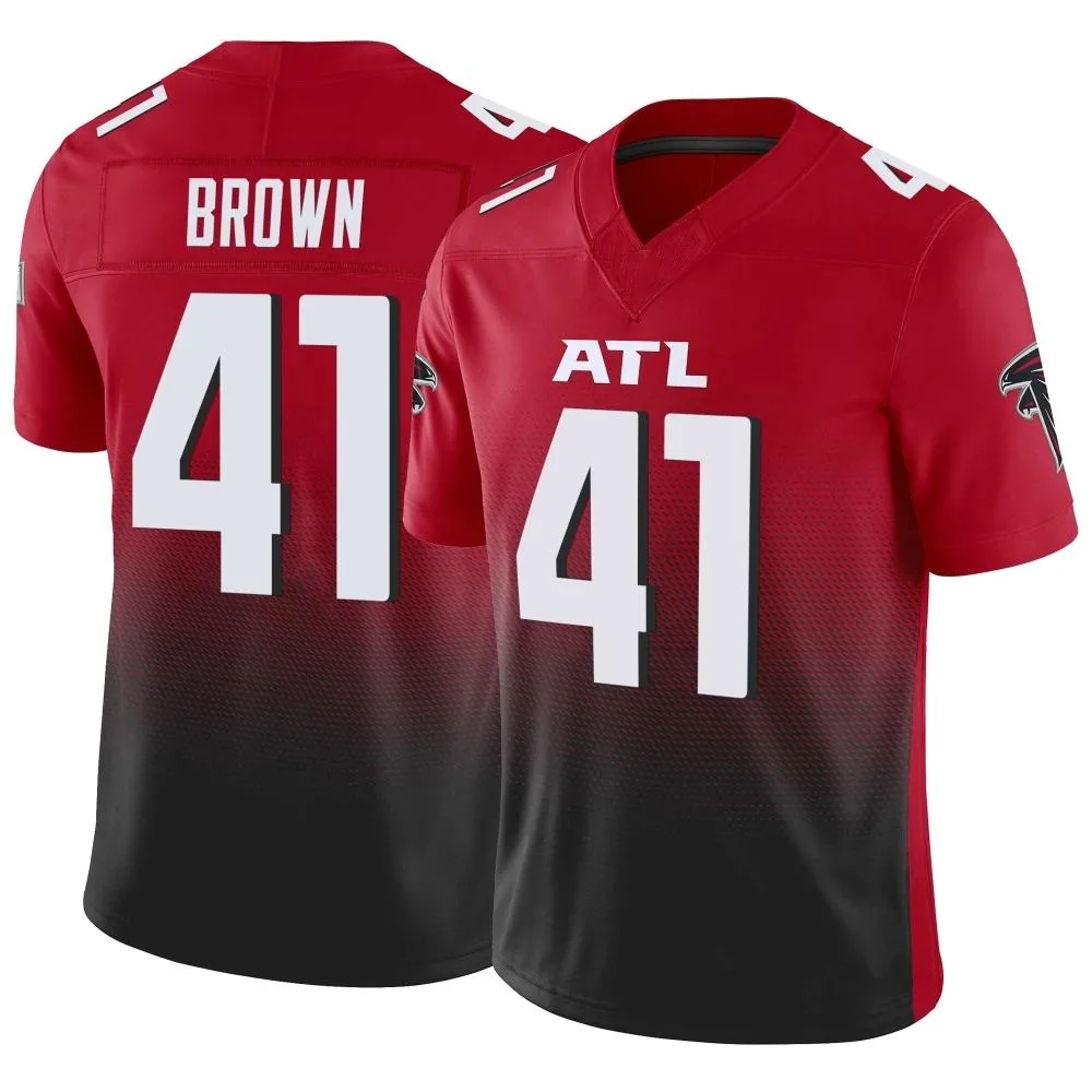 Spencer Brown Atlanta Falcons Men's Nike Vapor F.U.S.E. Limited Red Jersey Spencer Brown Atlanta Falcons Men's Nike Vapor F.U.S.E. Limited Red Jersey