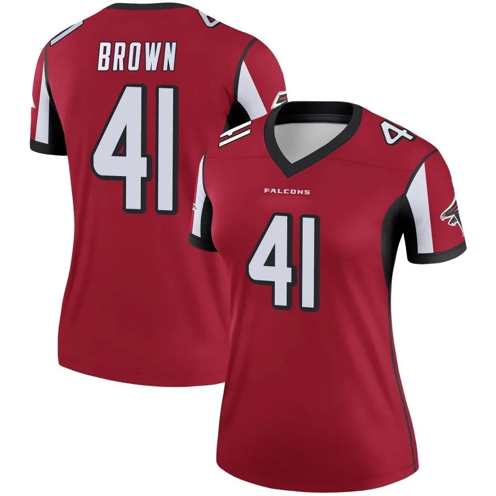 Spencer Brown Atlanta Falcons Women's Nike Legend Red Jersey Spencer Brown Atlanta Falcons Women's Nike Legend Red Jersey