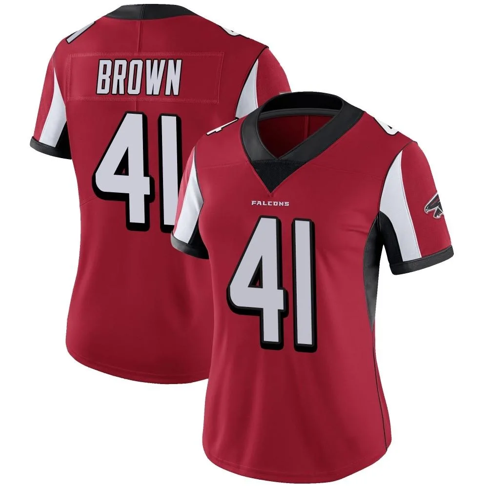 Spencer Brown Atlanta Falcons Women's Nike Team Color Vapor Untouchable Limited Red Jersey Spencer Brown Atlanta Falcons Women's Nike Team Color Vapor Untouchable Limited Red Jersey