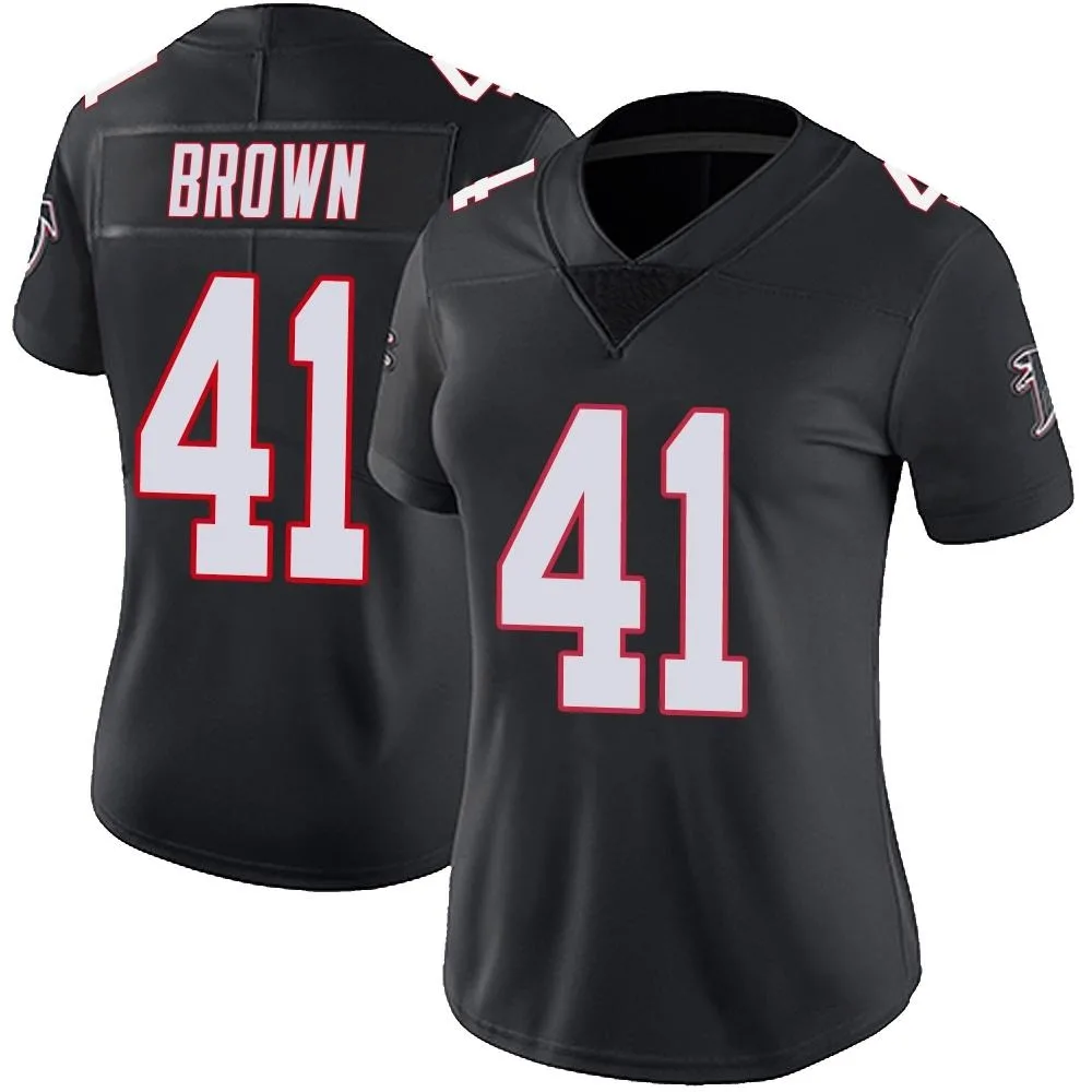 Spencer Brown Atlanta Falcons Women's Nike Vapor Untouchable Limited Black Jersey Spencer Brown Atlanta Falcons Women's Nike Vapor Untouchable Limited Black Jersey