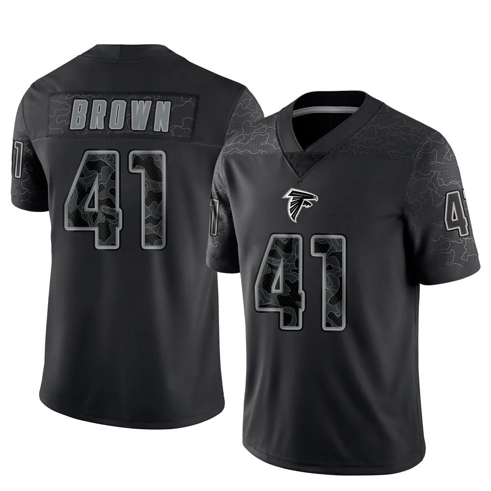 Spencer Brown Atlanta Falcons Youth Nike Reflective Limited Black Jersey Spencer Brown Atlanta Falcons Youth Nike Reflective Limited Black Jersey