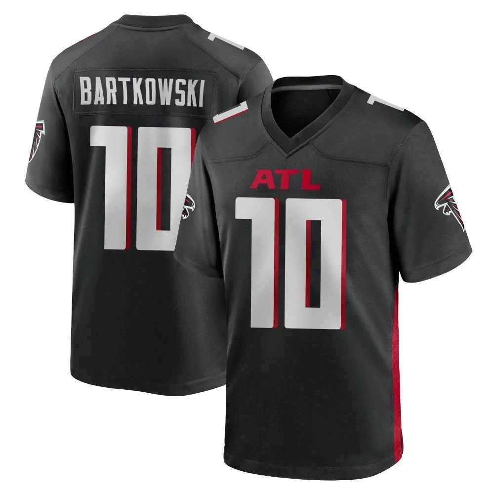 Steve Bartkowski Atlanta Falcons Men's Nike Alternate Game Black Jersey Steve Bartkowski Atlanta Falcons Men's Nike Alternate Game Black Jersey
