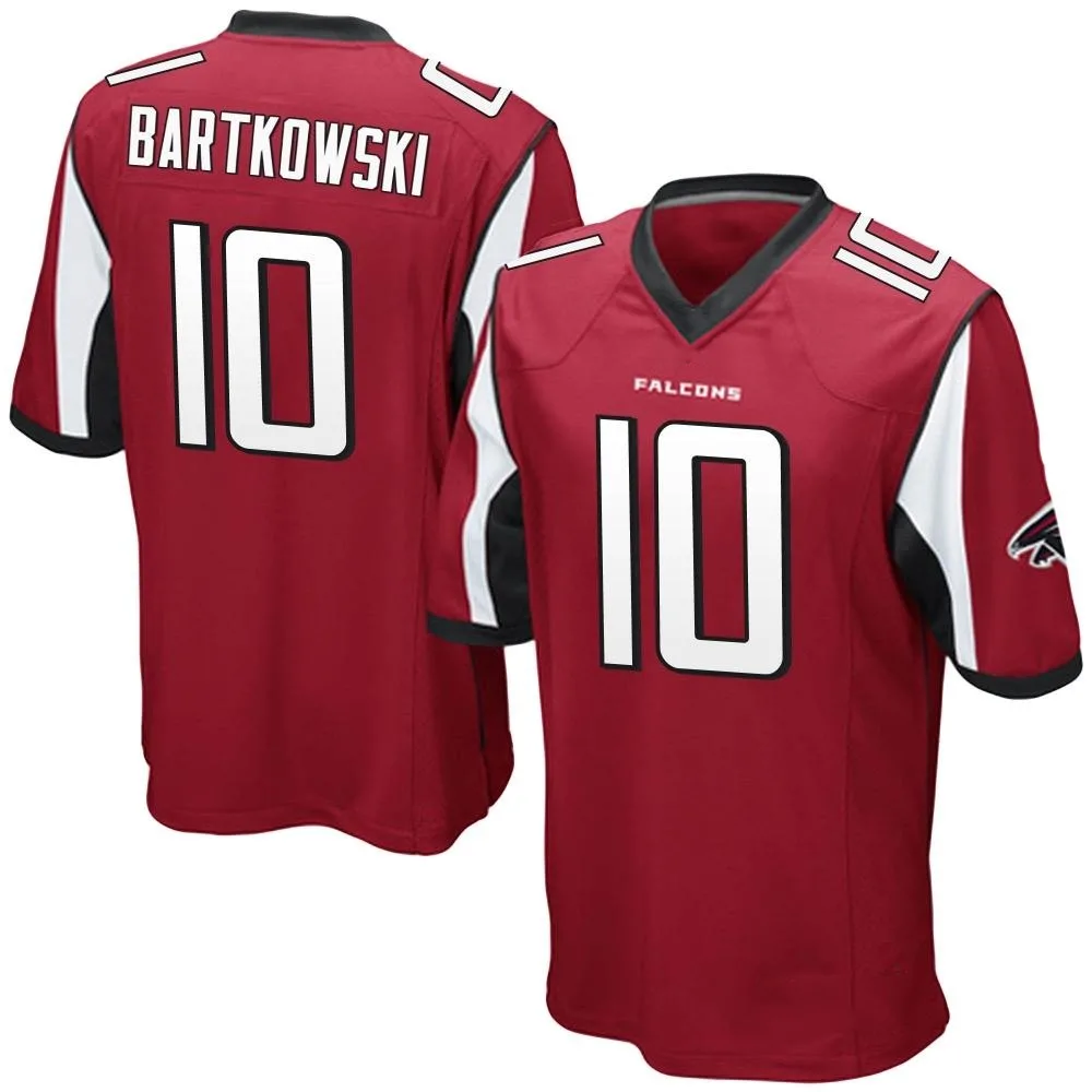 Steve Bartkowski Atlanta Falcons Men's Nike Team Color Game Red Jersey Steve Bartkowski Atlanta Falcons Men's Nike Team Color Game Red Jersey