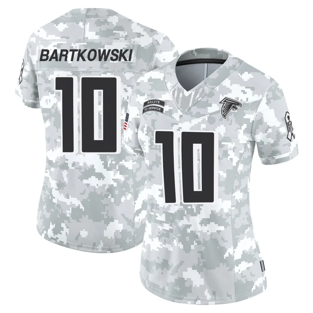 Steve Bartkowski Atlanta Falcons Women's Nike 2024 Salute To Service Limited Arctic Camo Jersey Steve Bartkowski Atlanta Falcons Women's Nike 2024 Salute To Service Limited Arctic Camo Jersey