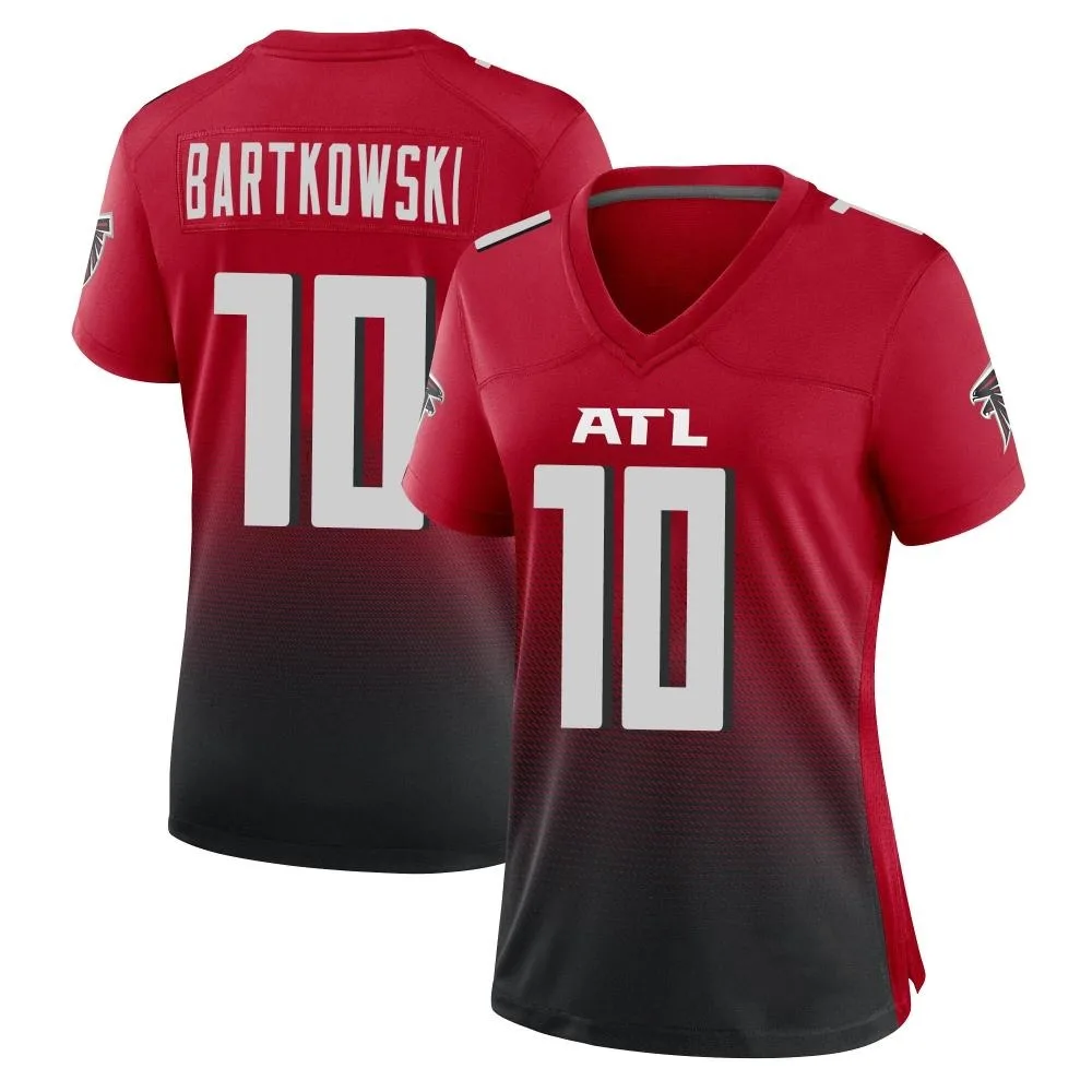 Steve Bartkowski Atlanta Falcons Women's Nike 2nd Alternate Game Red Jersey Steve Bartkowski Atlanta Falcons Women's Nike 2nd Alternate Game Red Jersey