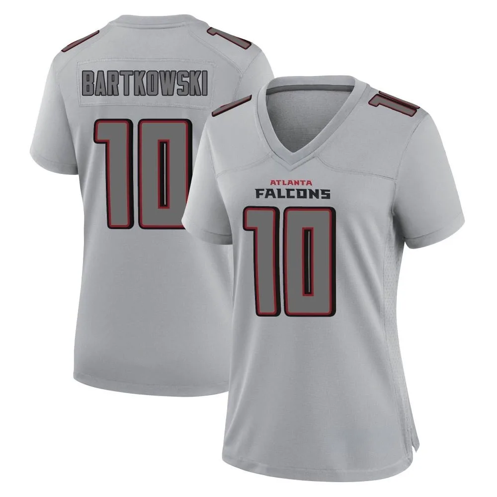 Steve Bartkowski Atlanta Falcons Women's Nike Atmosphere Fashion Game Gray Jersey Steve Bartkowski Atlanta Falcons Women's Nike Atmosphere Fashion Game Gray Jersey