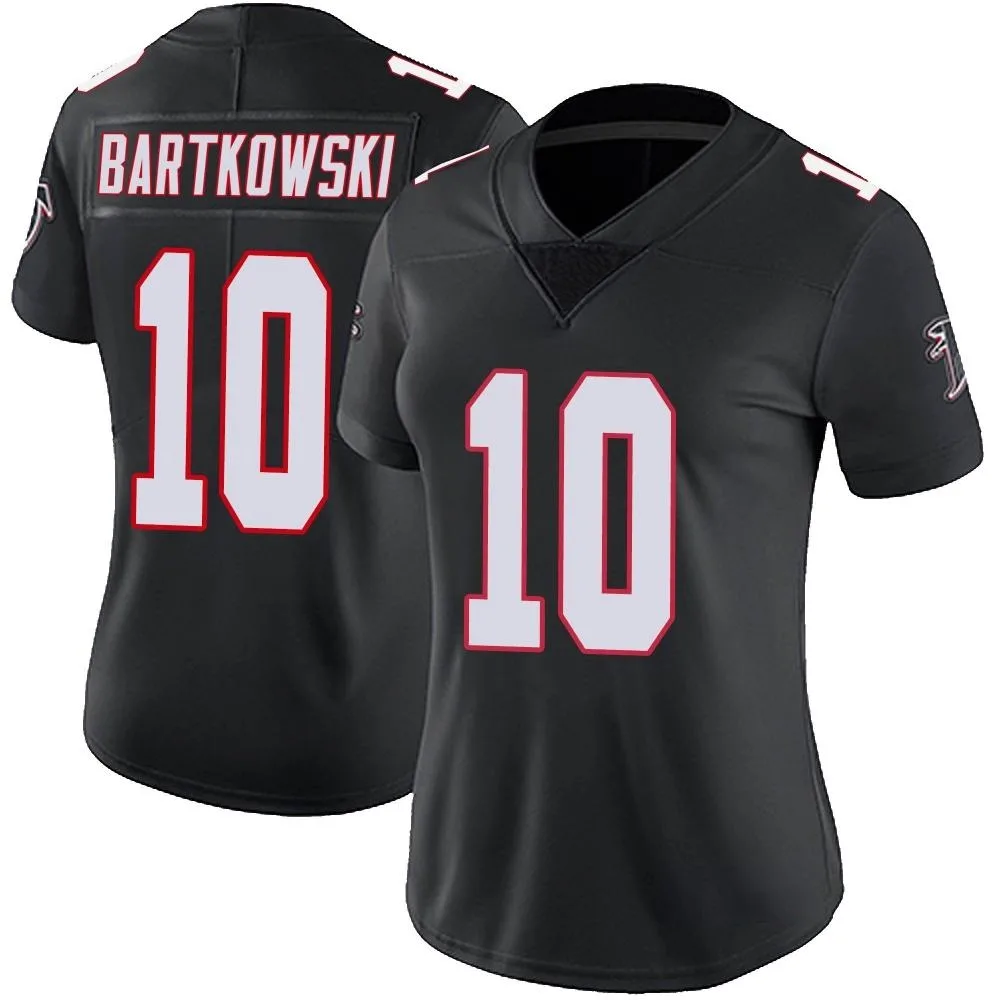 Steve Bartkowski Atlanta Falcons Women's Nike Vapor Untouchable Limited Black Jersey Steve Bartkowski Atlanta Falcons Women's Nike Vapor Untouchable Limited Black Jersey