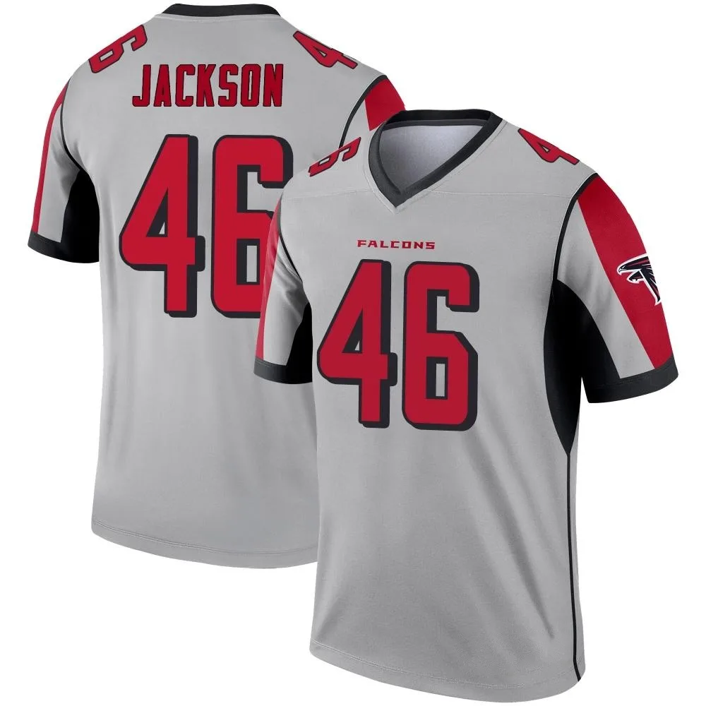Storey Jackson Atlanta Falcons Men's Nike Inverted Silver Legend Jersey Storey Jackson Atlanta Falcons Men's Nike Inverted Silver Legend Jersey