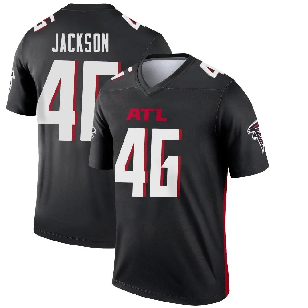 Storey Jackson Atlanta Falcons Men's Nike Legend Black Jersey Storey Jackson Atlanta Falcons Men's Nike Legend Black Jersey