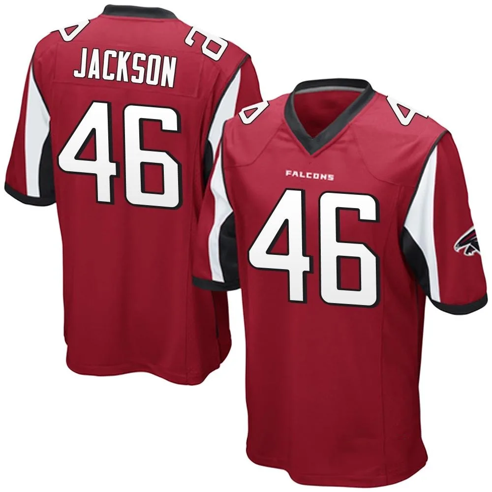 Storey Jackson Atlanta Falcons Men's Nike Team Color Game Red Jersey Storey Jackson Atlanta Falcons Men's Nike Team Color Game Red Jersey