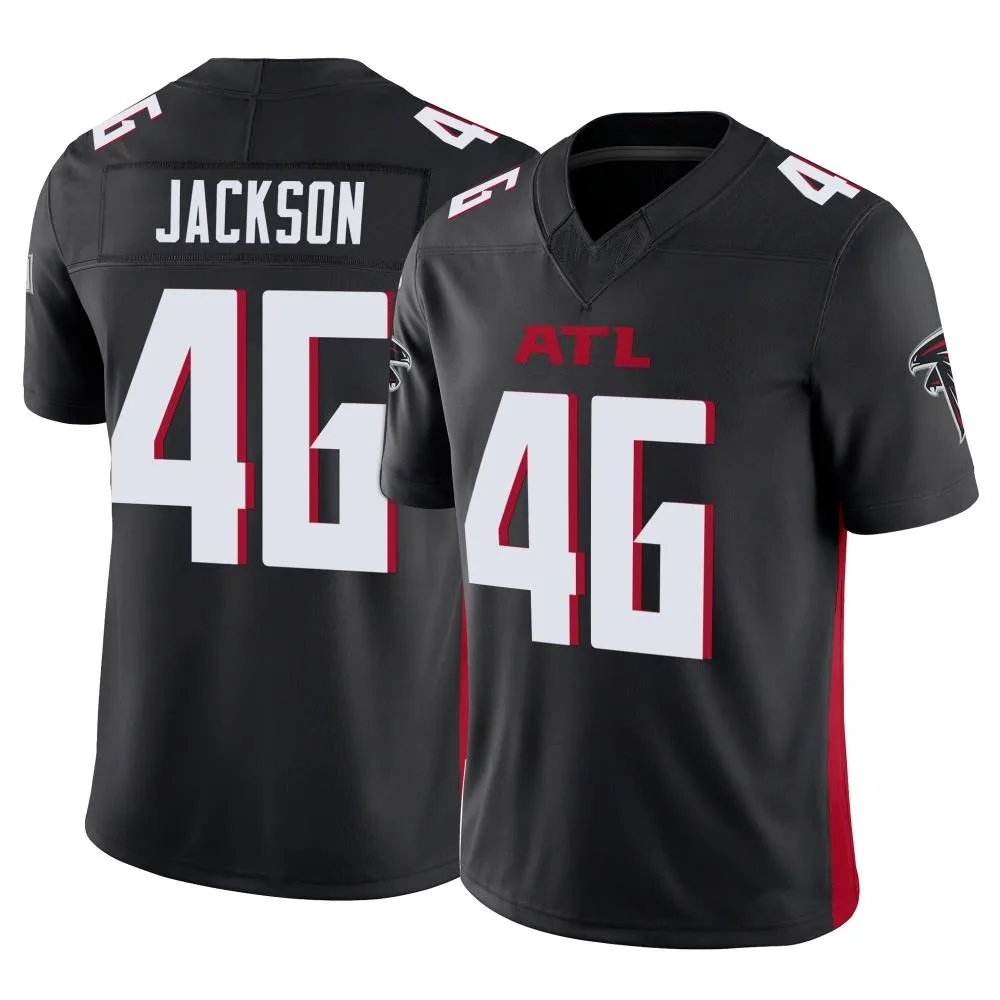 Storey Jackson Atlanta Falcons Men's Nike Vapor F.U.S.E. Limited Black Jersey Storey Jackson Atlanta Falcons Men's Nike Vapor F.U.S.E. Limited Black Jersey